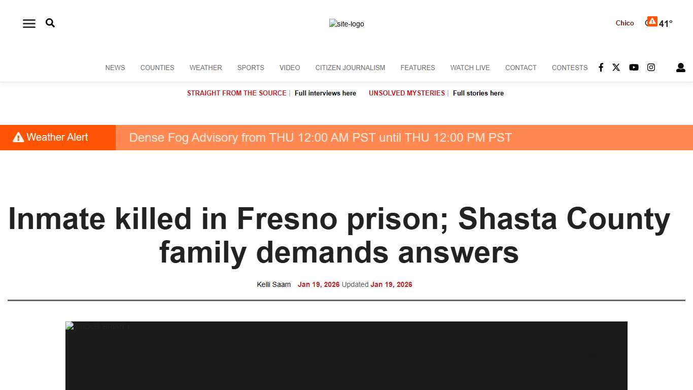 Inmate killed in Fresno prison; Shasta County family demands answers News actionnewsnow.com